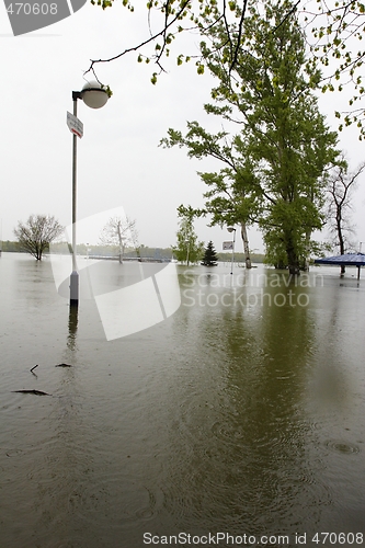 Image of flooded river