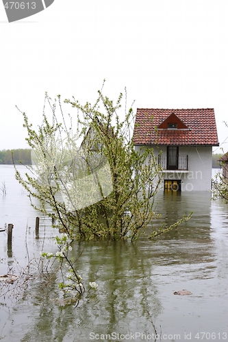 Image of flooded homes