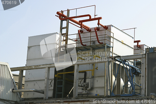 Image of industrial cooling compressor