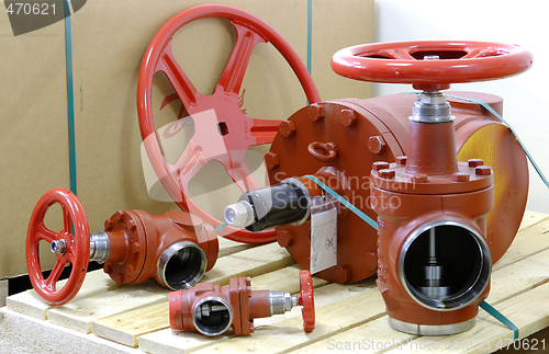 Image of industrial valves