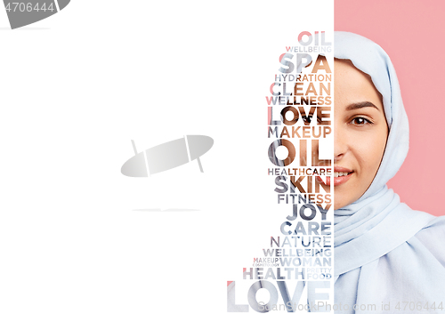 Image of Beauty woman face portrait with perfect skin