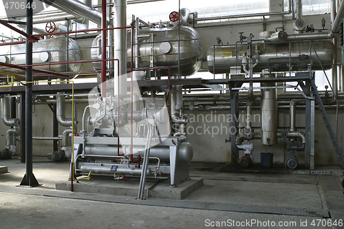 Image of indusrial component in factory