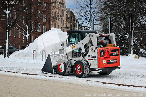 Image of Bobcat Skid Steer Loader Snow Removal