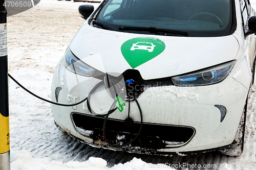 Image of GreenMobility Renault Zoe Electric Car Charging