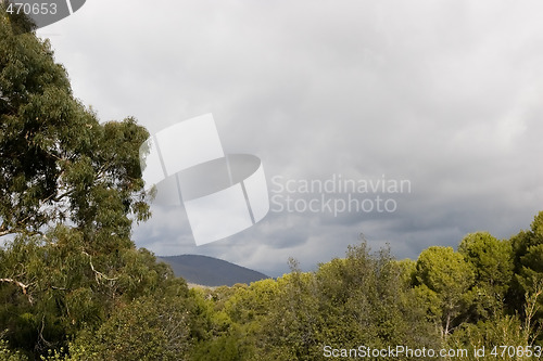 Image of Hills On An Overcast Day