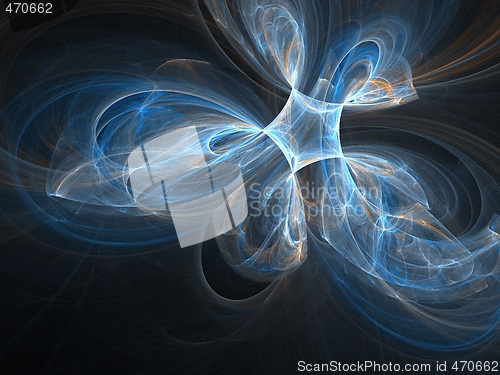 Image of Blue swirl