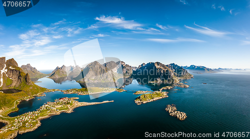 Image of Lofoten is an archipelago in the county of Nordland, Norway.