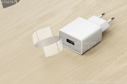 Image of Power adapter with USB port