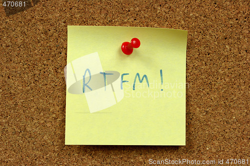 Image of RTFM internet acronym