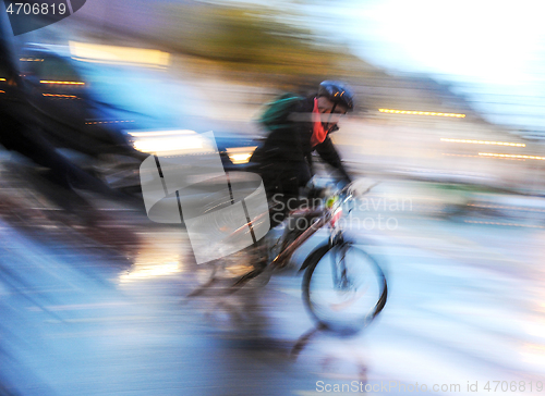 Image of Car versus bike