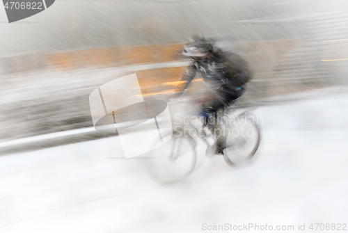 Image of Winter biking
