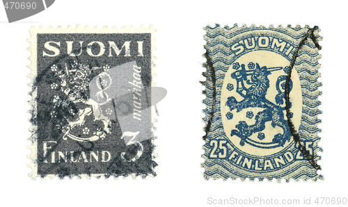 Image of Finnish stamps