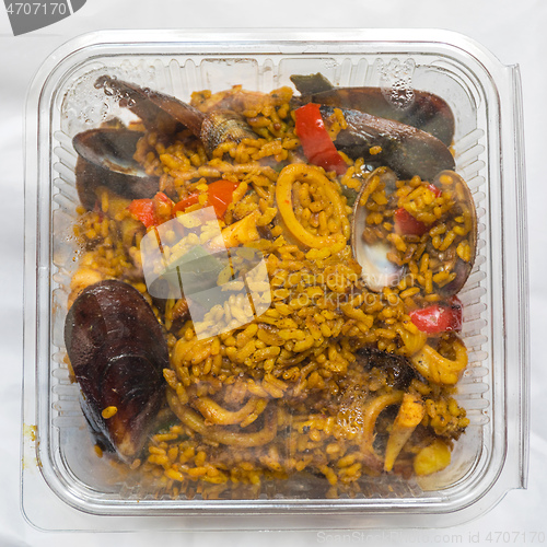 Image of Paella in Box