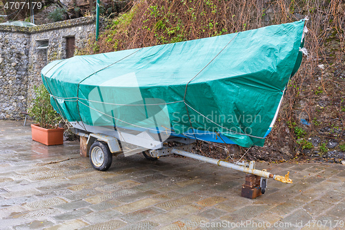 Image of Sail Boat Trailer