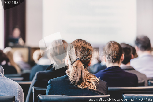 Image of Audience in the lecture hall.