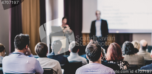 Image of Audience in the lecture hall.