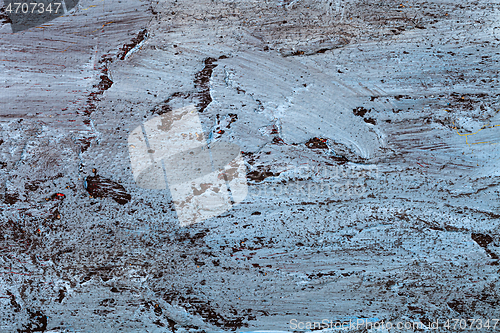 Image of Texture of the concrete wall. Blue and black colors.