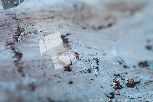 Image of Texture of the concrete wall. Blue and black colors.