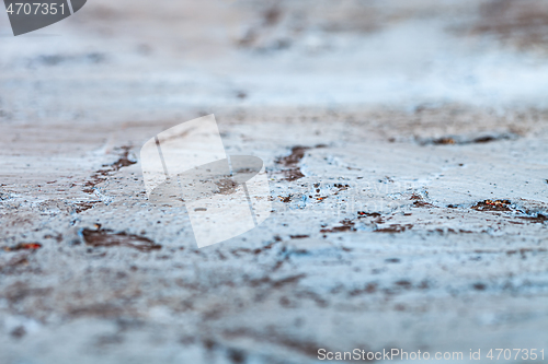 Image of Texture of the concrete wall. Blue and black colors.