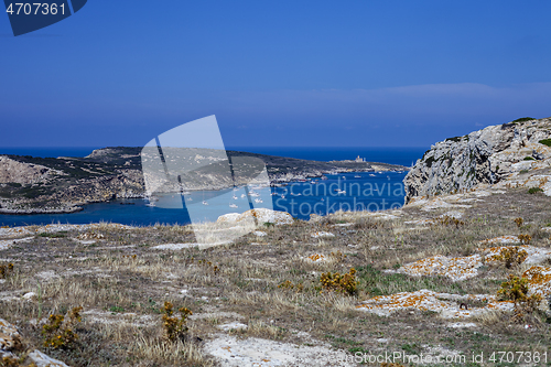 Image of View of the Tremiti Islands. San Domino island, Italy: scenic vi