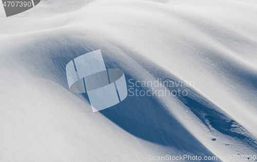 Image of Soft snowdrift background