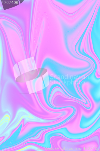 Image of Holographic background in pink and blue colors