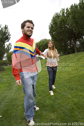 Image of Couple showing his love