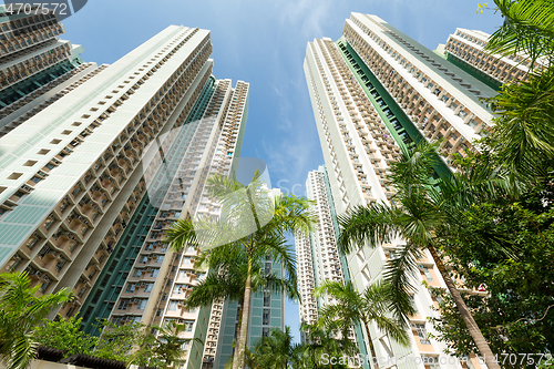 Image of Low angle view of Skyscraper  