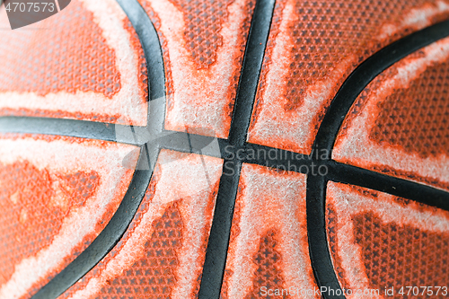 Image of Old basketball texture