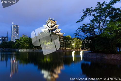 Image of Hiroshima castle in Japan