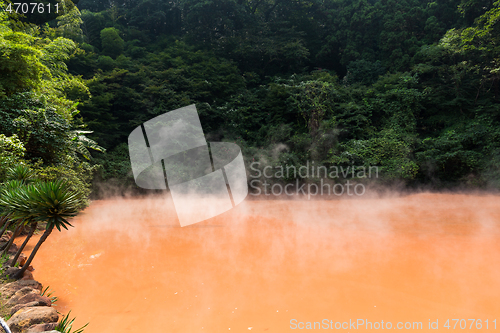 Image of Blood pond hell in Beppu city