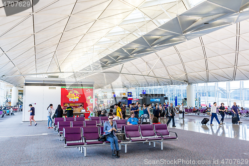 Image of Hong Kong international airport, Hong Kong, September 2016 -: De