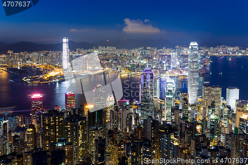 Image of Hong Kong night