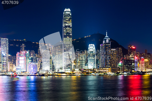 Image of Hong Kong at night