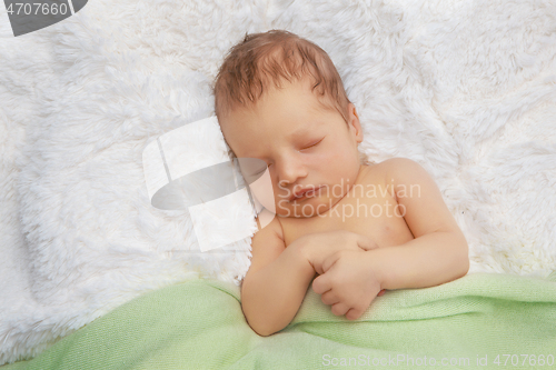 Image of cute newborn baby