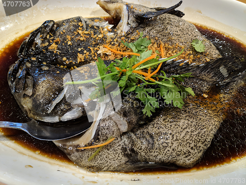 Image of Steamed Dragon Tiger Grouper