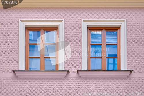 Image of Windows of old house