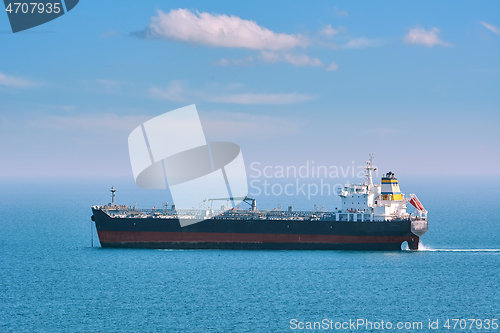 Image of Oil, chemical tanker in the sea
