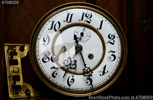 Image of old vintage watch dial