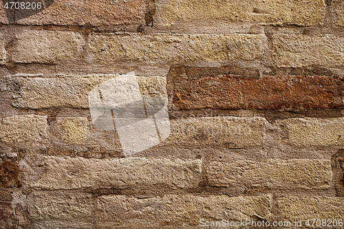 Image of Antique brick wall texture - background.