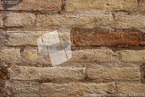 Image of Antique brick wall texture - background.