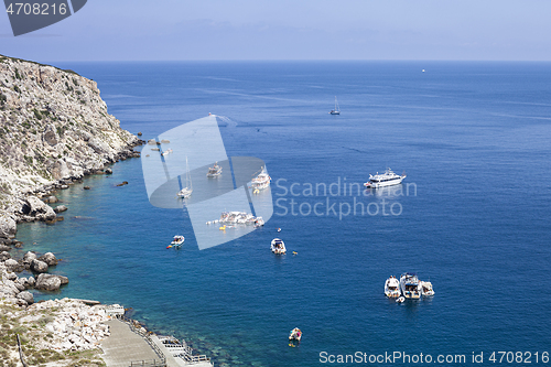 Image of View of the Tremiti Islands. San Domino island, Italy: scenic vi