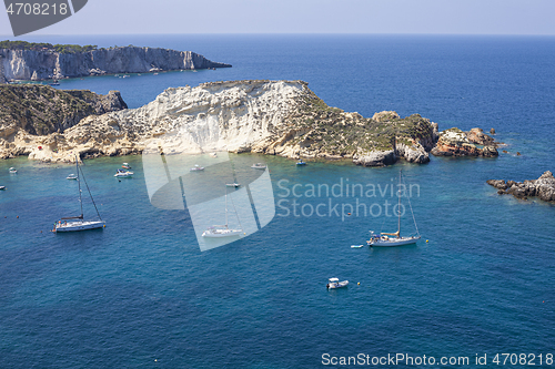 Image of View of the Tremiti Islands. San Domino island, Italy: scenic vi