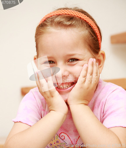 Image of Cute smiling girl