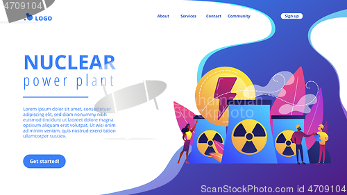 Image of Nuclear energy concept landing page.
