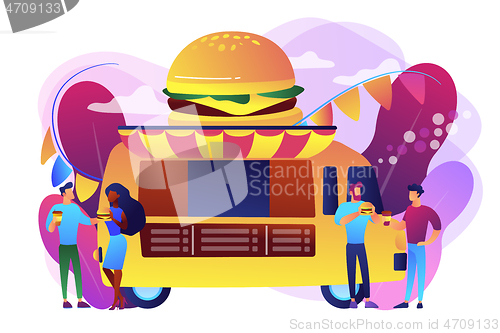 Image of Food festival concept vector illustration.