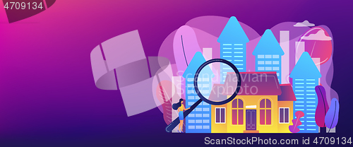 Image of Real estate concept banner header.
