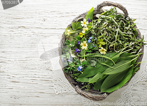 Image of fresh salad ingredients