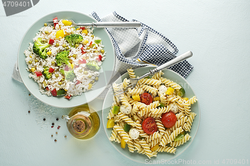 Image of Pasta salad rice