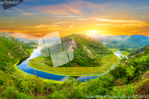 Image of Amazing view of Rijeka Crnojevica